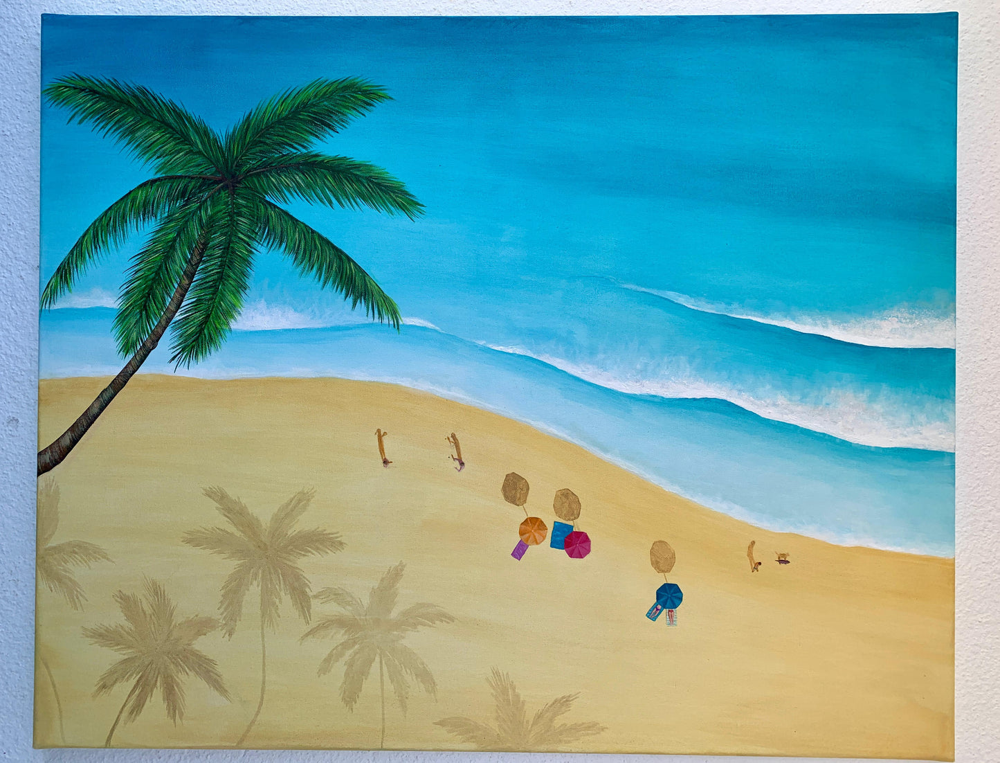 Under Coastal Skies - Original Ocean Inspired Painting