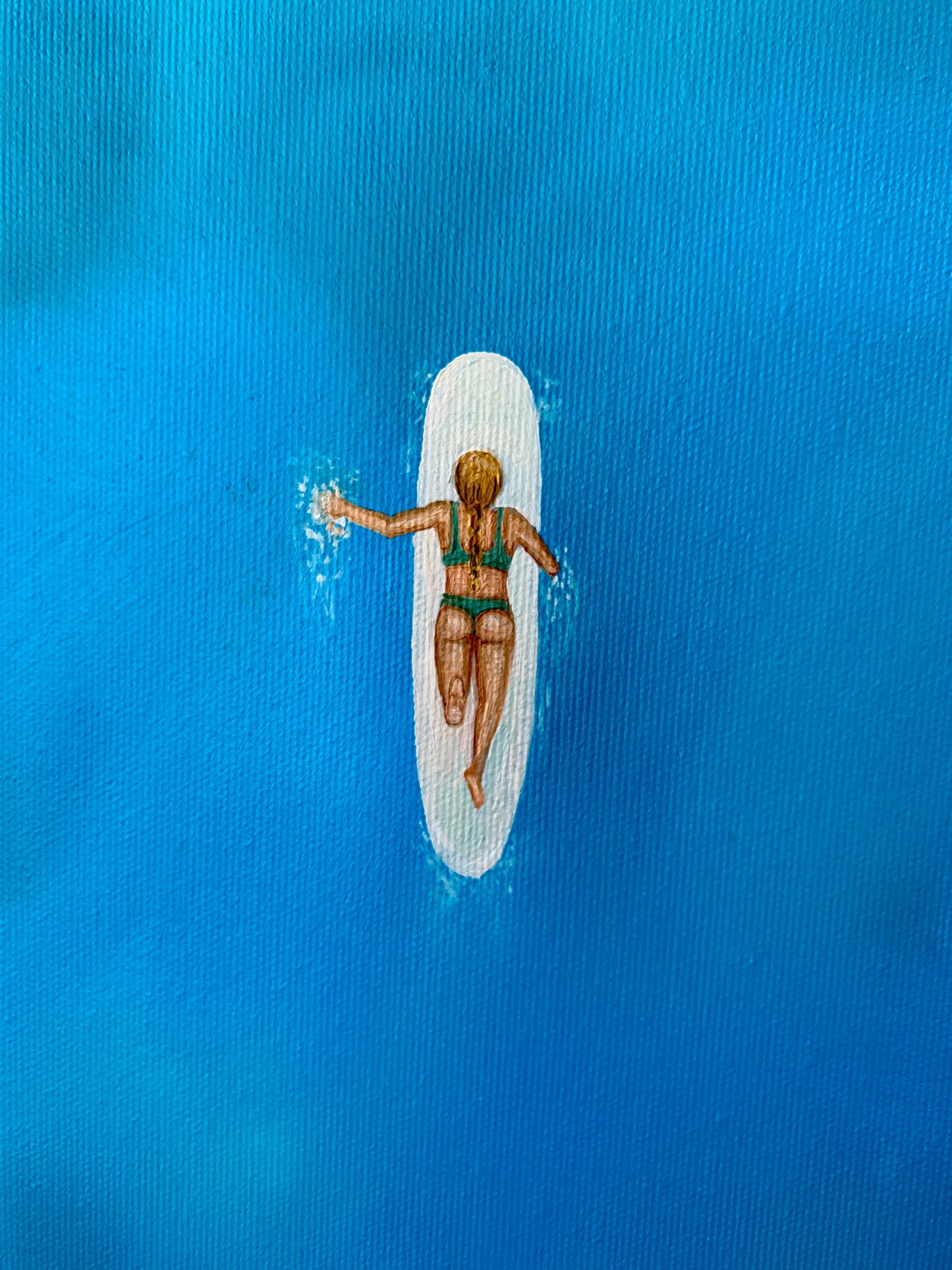 Deep blue - Original Ocean Inspired Painting