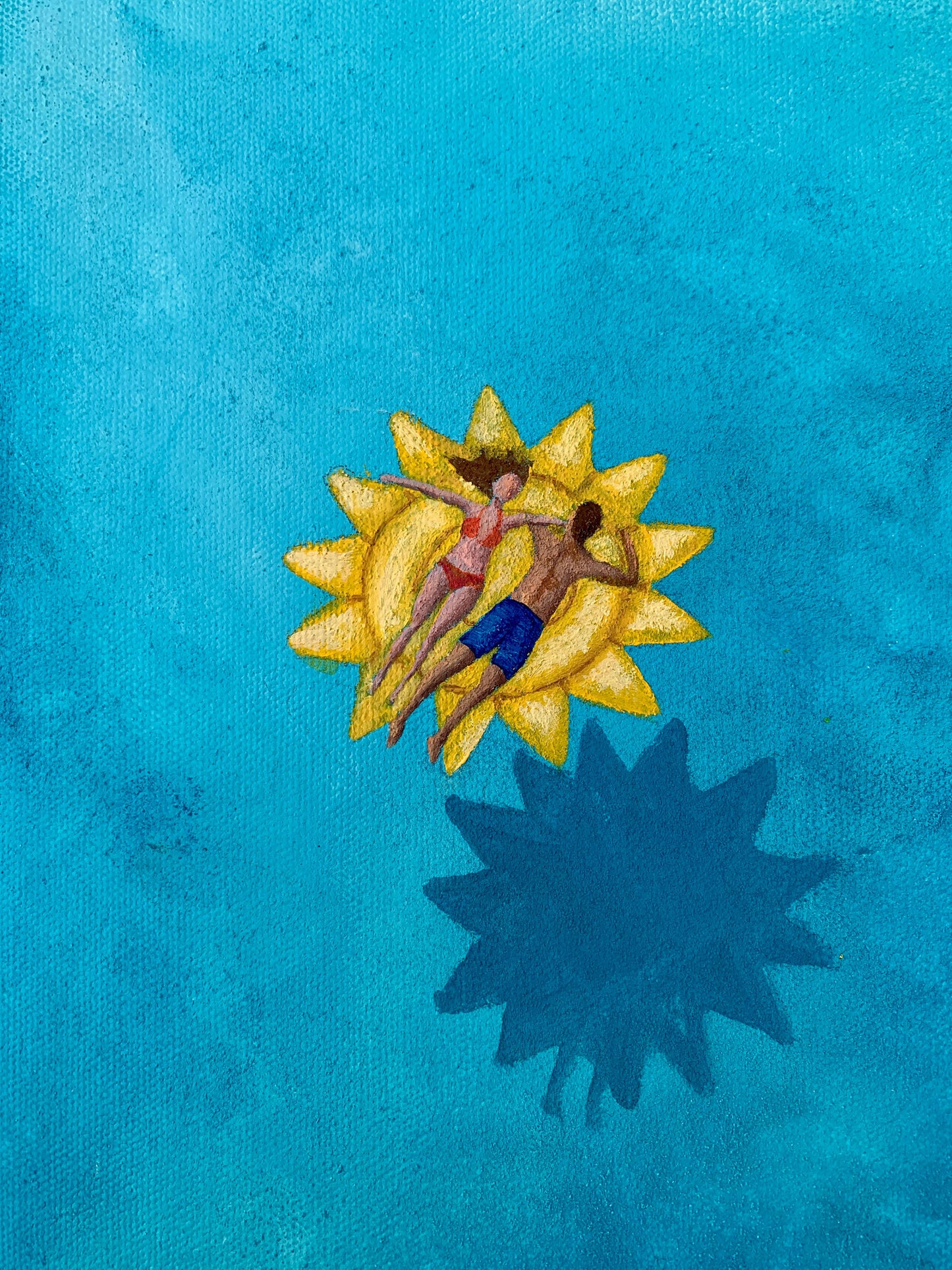Paradise - Original Ocean-Inspired Painting