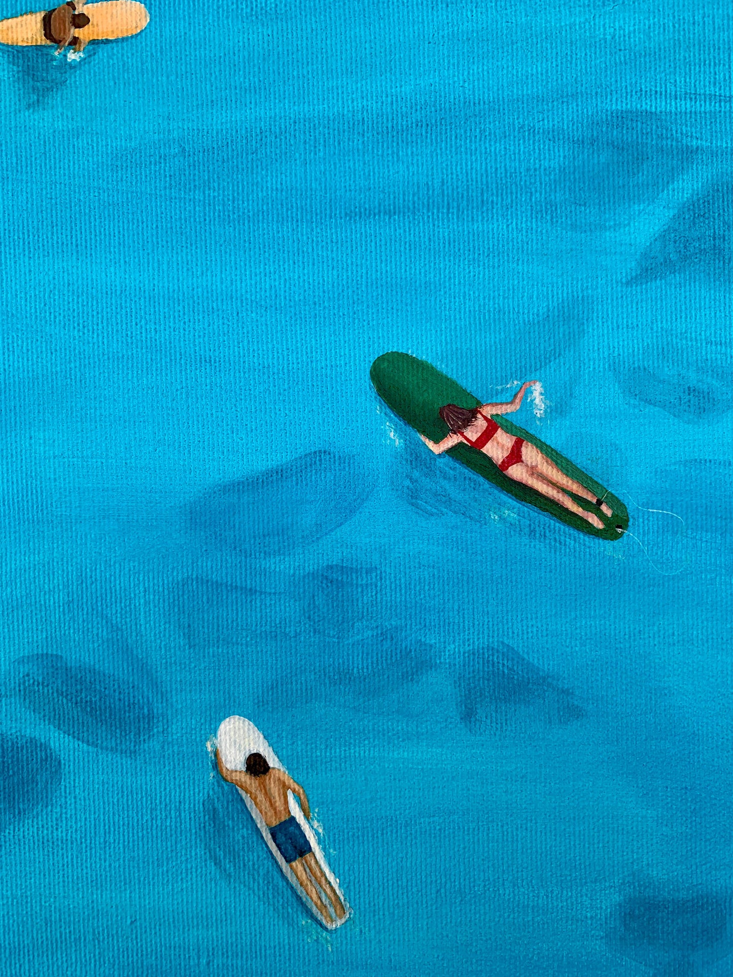 The Search - Original Ocean-Inspired Painting