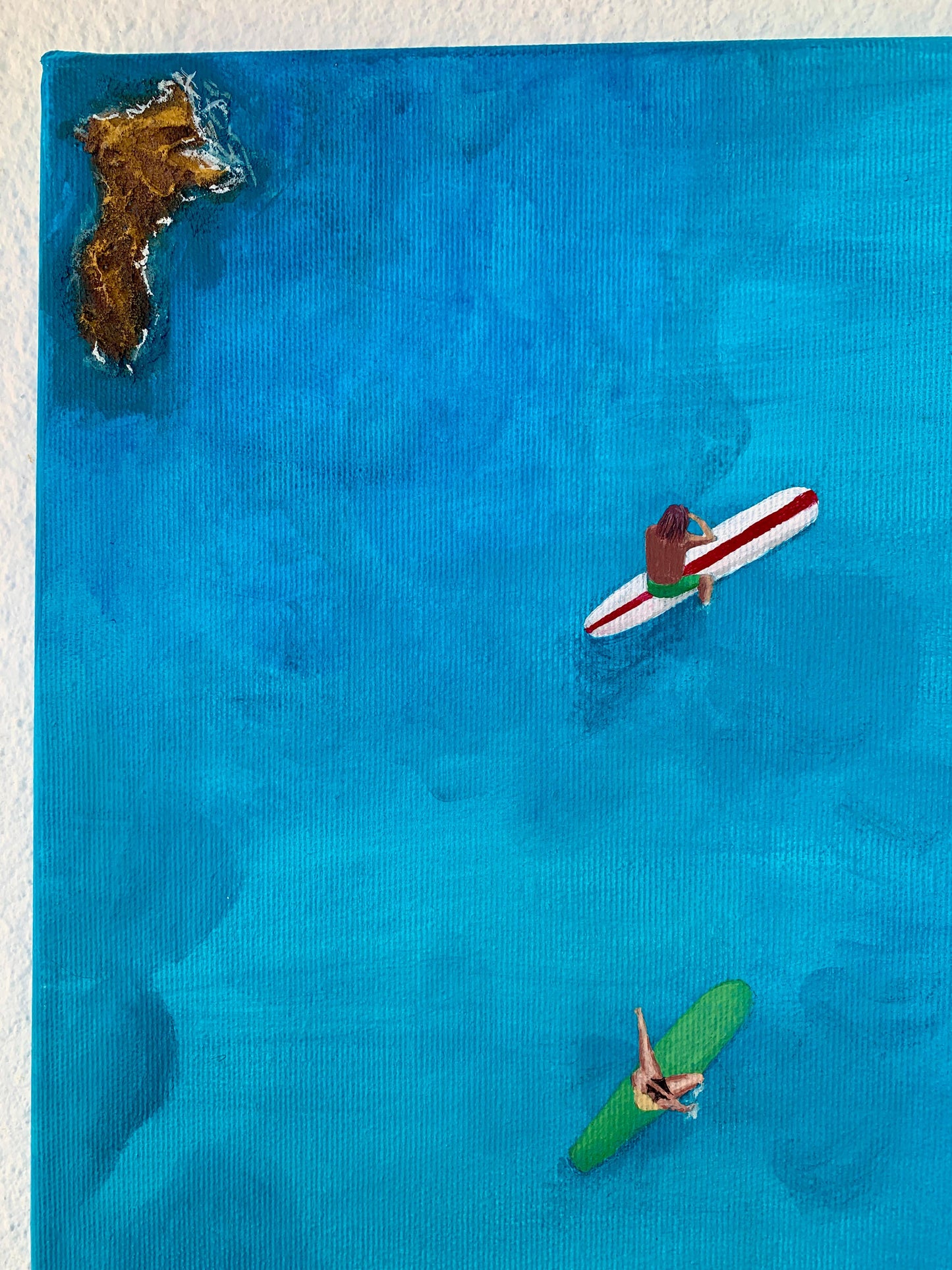 The Search - Original Ocean-Inspired Painting