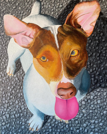 Custom Realistic Animal Portrait – Hand-Painted Commission