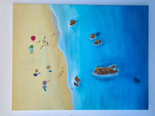 Summer by the Sea - Original Ocean Inspired Painting