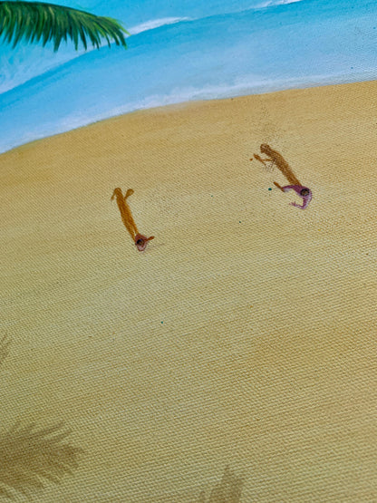 Under Coastal Skies - Original Ocean Inspired Painting