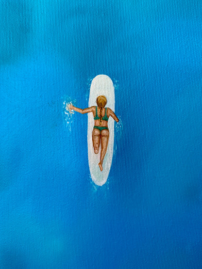 Deep blue - Original Ocean Inspired Painting