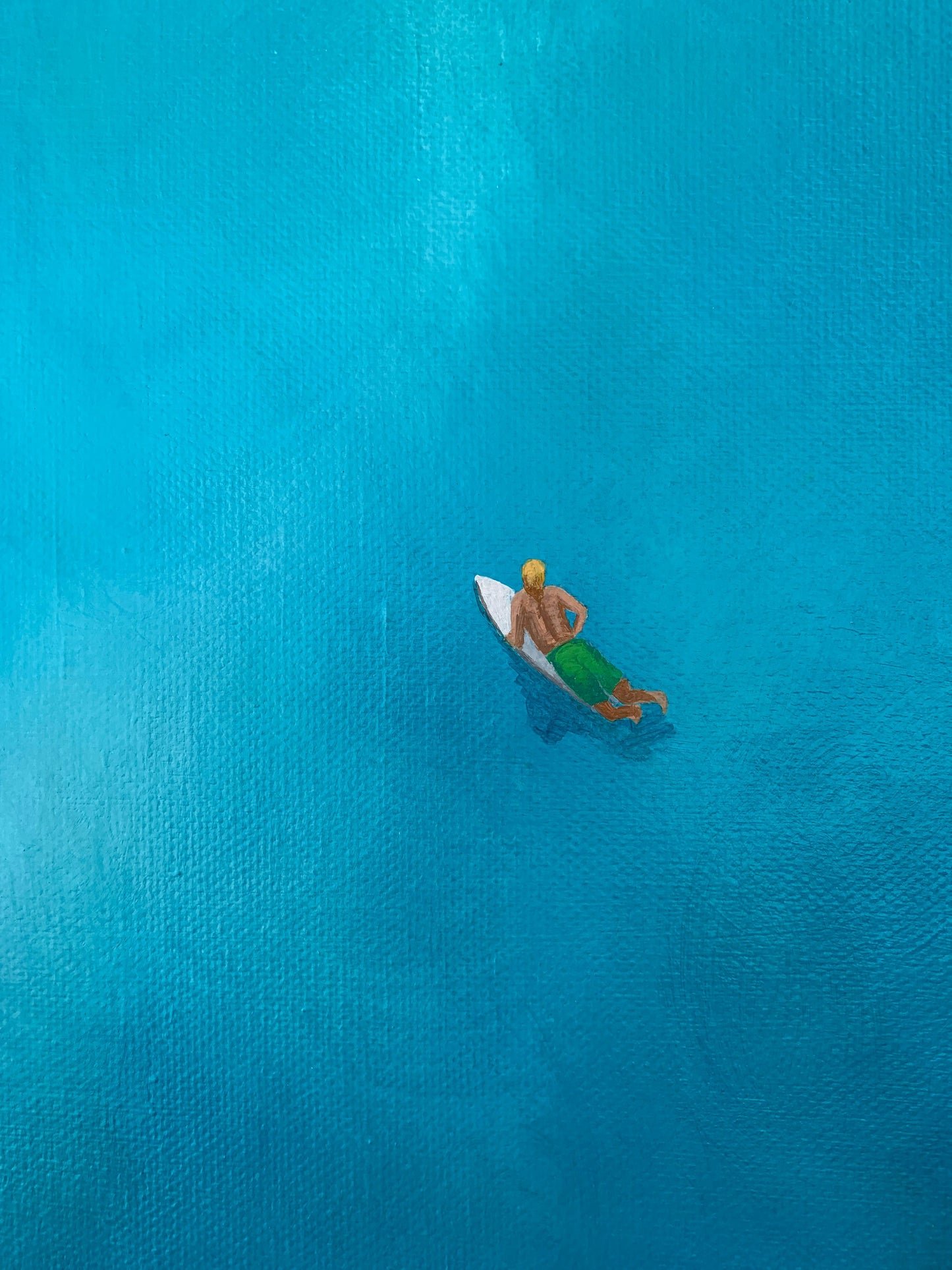 Mindful Wait - Original Ocean Inspired Painting