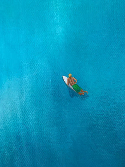 Mindful Wait - Original Ocean Inspired Painting