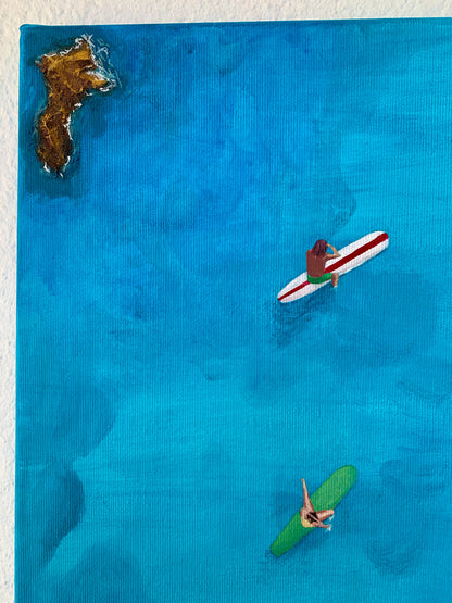 The Search - Original Ocean-Inspired Painting