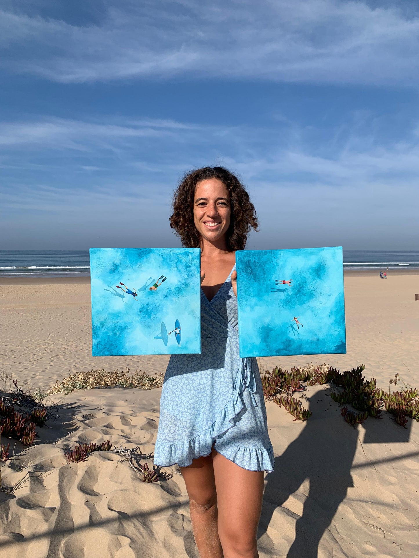 Underwater World - Original Ocean Inspired Painting