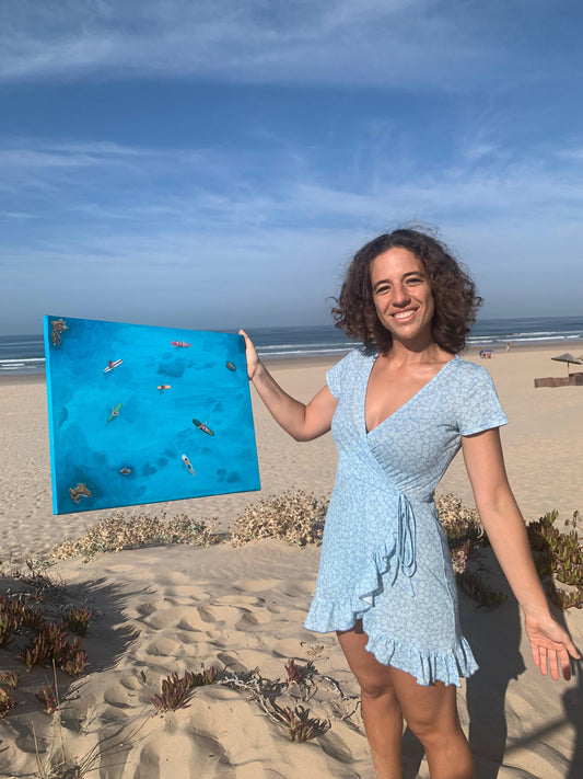 The Search - Original Ocean-Inspired Painting