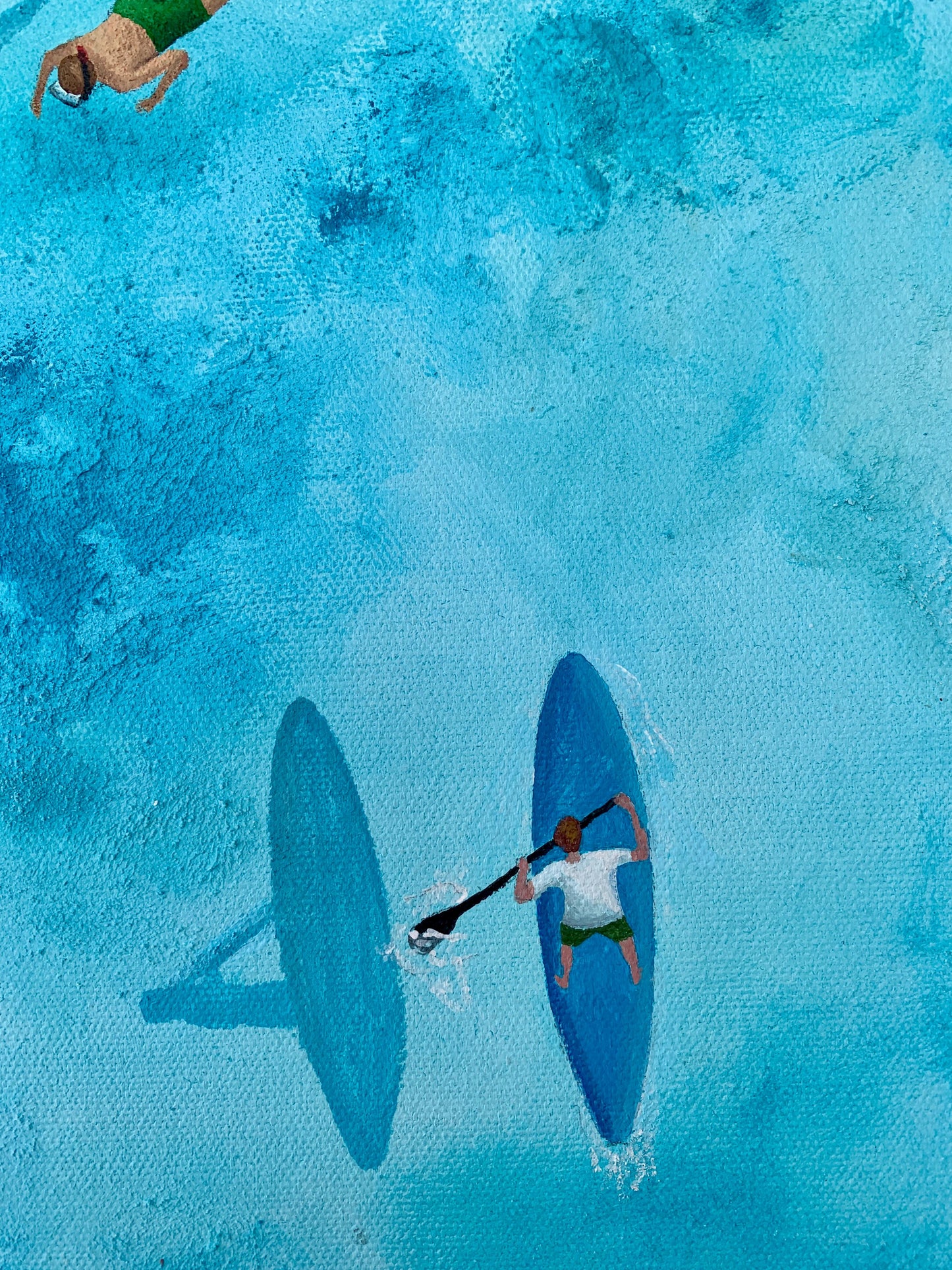 Underwater World - Original Ocean Inspired Painting