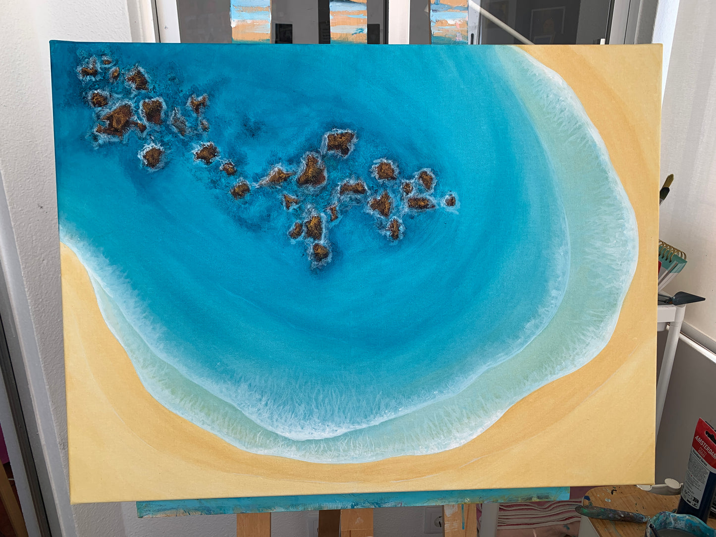 Stillness Beneath - Original Ocean Inspired Painting