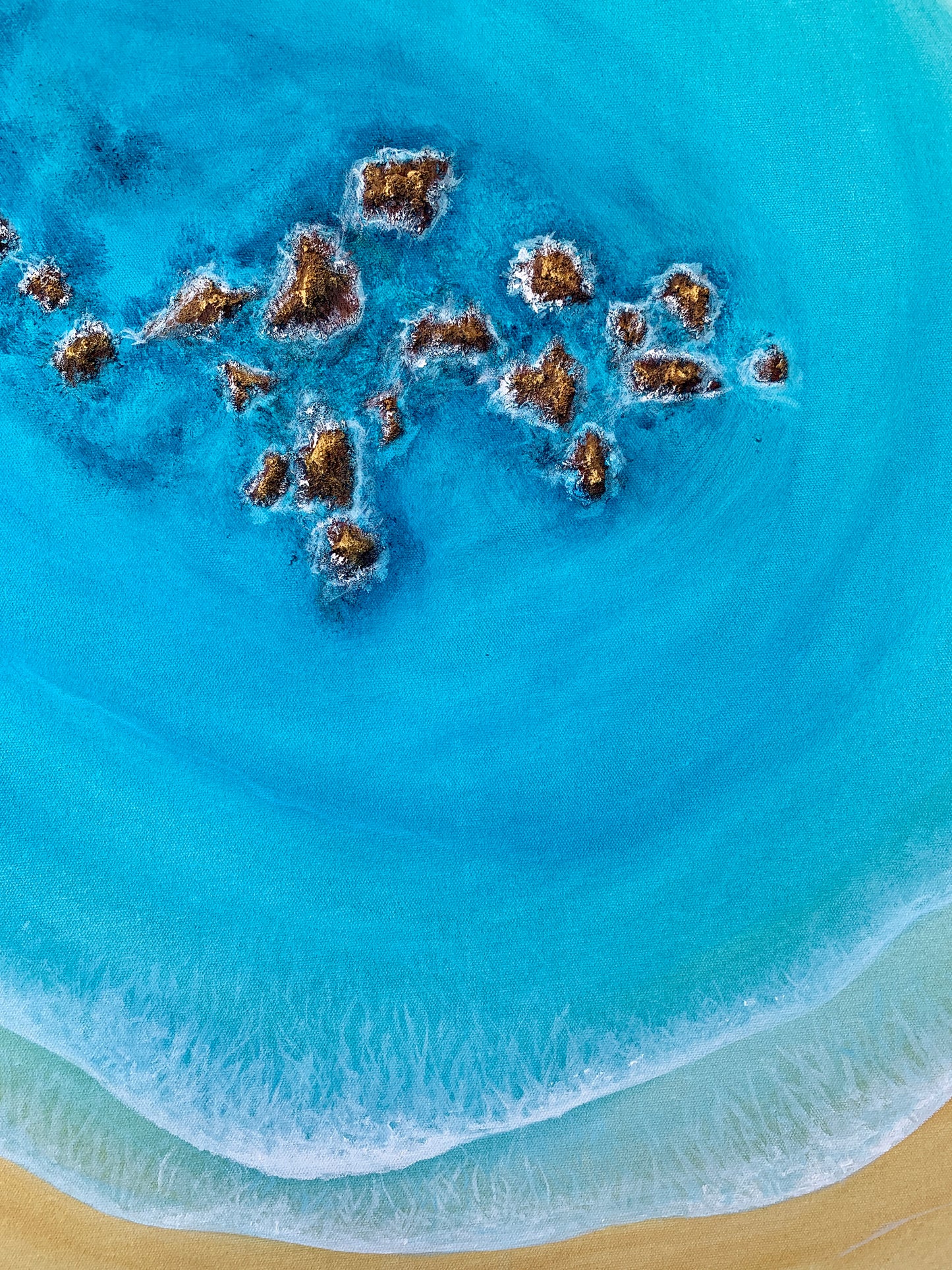 Stillness Beneath - Original Ocean Inspired Painting