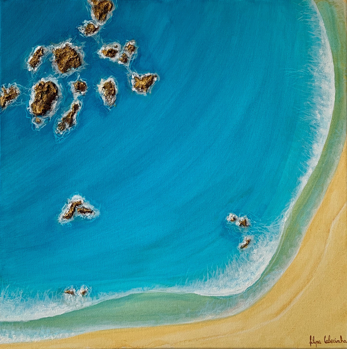 The Drift - Original Ocean-Inspired Painting