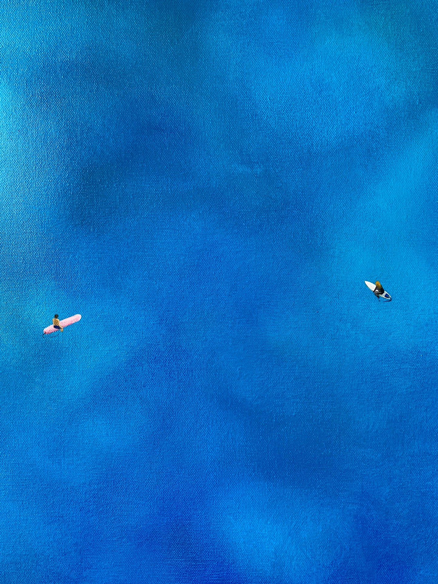 The Depth of Blue - Original Ocean Inspired Painting